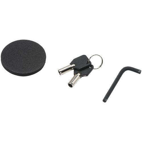 ■SANWA 鍵付きタブレットスタンド【2031941:0】[店頭受取不可]の画像