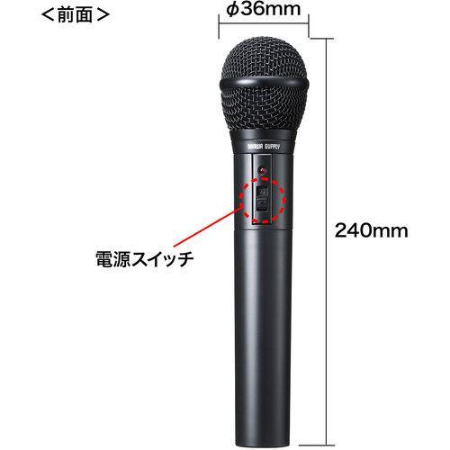 ■SANWA ワイヤレスマイク【2032410:0】[店頭受取不可]の画像