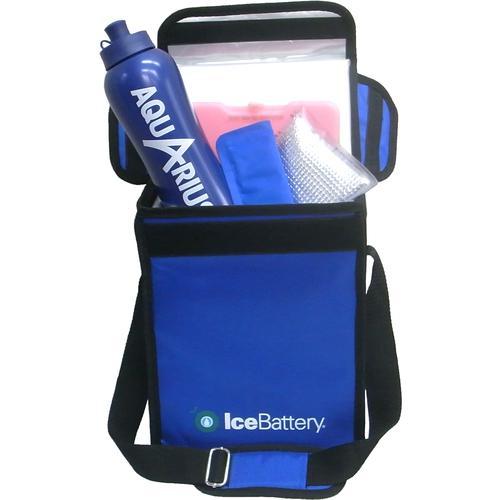 ■【在庫限り】まつうら 保冷バッグ 10℃水分補給 IceBattery(アイスバッテリー)クールバッグ 縦型 保冷剤1枚付き【2067779:0】[店頭受取不可]の画像