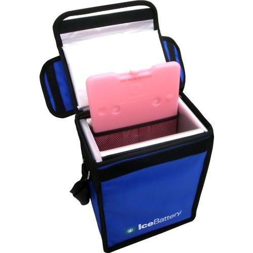 ■【在庫限り】まつうら 保冷バッグ 10℃水分補給 IceBattery(アイスバッテリー)クールバッグ 縦型 保冷剤1枚付き【2067779:0】[店頭受取不可]の画像