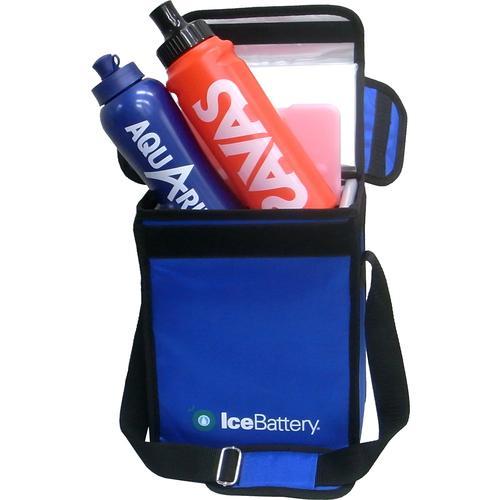 ■【在庫限り】まつうら 保冷バッグ 10℃水分補給 IceBattery(アイスバッテリー)クールバッグ 縦型 保冷剤1枚付き【2067779:0】[店頭受取不可]の画像