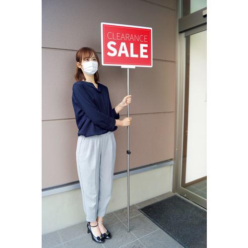 ■TOKISEI プラカードポールBタイプ A2横【2159212:0】[直送DS][店頭受取不可]の画像