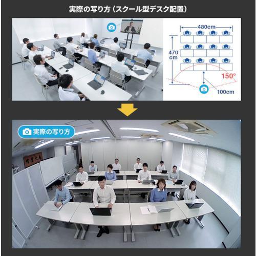 ■SANWA 会議用ワイドレンズカメラ【2462304:0】[店頭受取不可]の画像