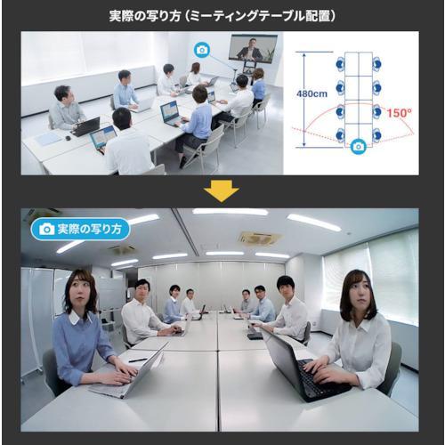 ■SANWA 会議用ワイドレンズカメラ【2462304:0】[店頭受取不可]の画像