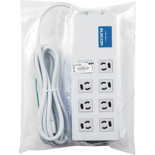 ■ELECOM 法人用タップ ボックス型 3P8口 2m 一括スイッチ 雷ガード ノイズフィルター【2563603:0】[店頭受取不可]の画像