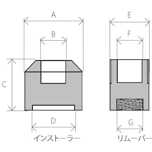 ■HASCO ハブボルト交換器(大型/ISO用)【2570336:0】[店頭受取不可]_2