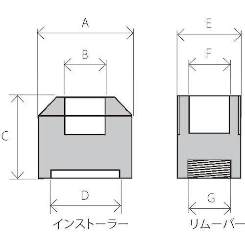 ■HASCO ハブボルト交換器(大型/ISO用)【2570336:0】[店頭受取不可]_4