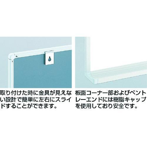 ■TRUSCO スチール製ホワイトボード 白 450X600【2884925:0】[店頭受取不可]の画像