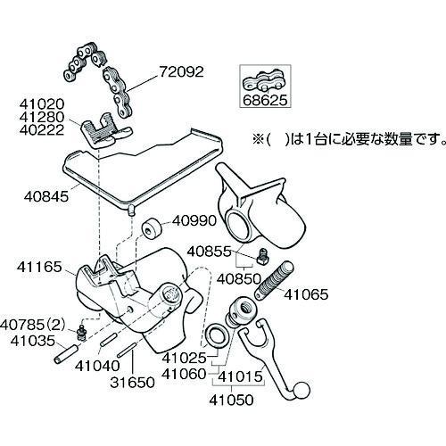 ■RIDGID スタンドチェーンバイス 560【3719855:0】[店頭受取不可]｜hcvalor2｜03