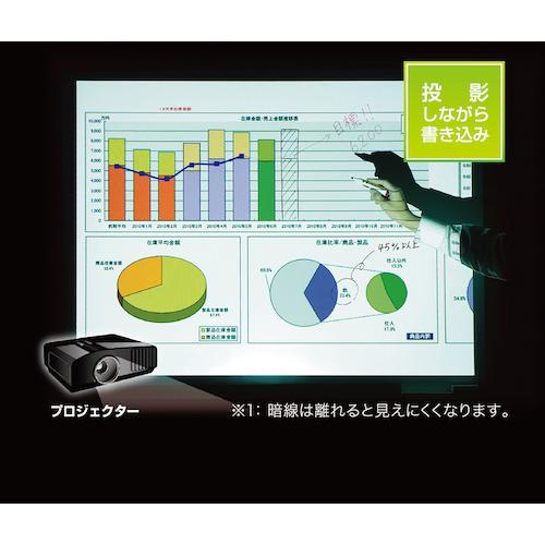 ■TRUSCO 吸着ホワイトボードシート暗線入 600×900×1.0【3820204:0】[店頭受取不可]の画像