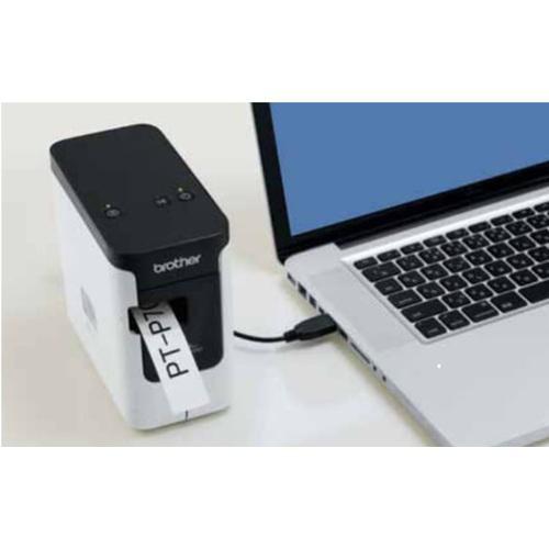 ■brother ラミネートラベルプリンター”PTP700”【3844787:0】[店頭受取不可]の画像