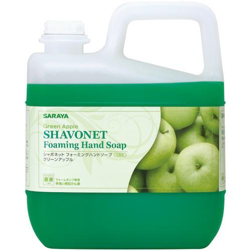 ■サラヤ シャボネットフォーミングハンドソープ グリーンアップル 5kg【4005422:0】[店頭受取不可]（Yahoo!・PROsite Yahoo!店）