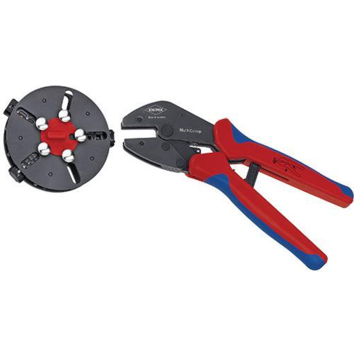 □KNIPEX 9733-02 マルチクリンプ マガジン付圧着工具【4963938 □KNIPEX 9733-02 マルチクリンプ マガジン付圧着工具【4963938