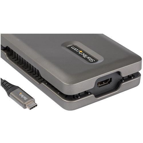 ■StarTech ドッキングステーション/USB-C/4K HDMI/100W/USBハブ/イーサネット/カードリーダー/マルチハブ【5389736:0】[店頭受取不可]_1