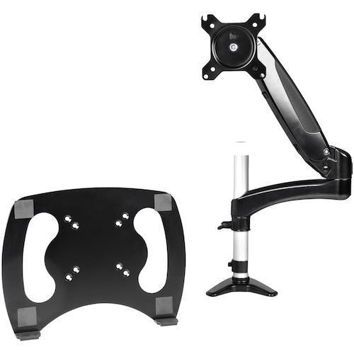 ■StarTech モニターアーム/1画面/最大34インチ/耐荷重8kg/ノートPCアーム両用タイプ/PC パソコン ディスプレイアーム【5398552:0】[店頭受取不可]の画像