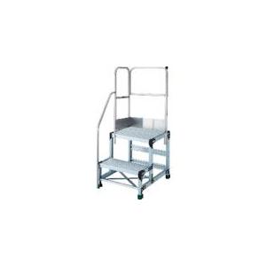 □TRUSCO アルミ製作業用踏台 2段 高さ0.6m 天板寸法1000×400 段