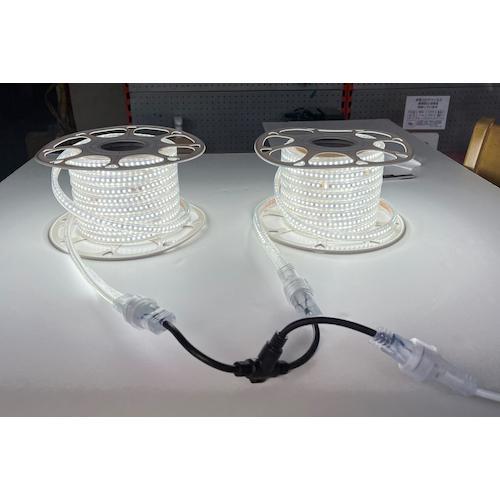 ■富士倉 LEDロープライト 片面発光 20M 増設用 白色【5545596:0】[店頭受取不可]の画像