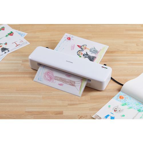 ■IRIS 104321 高速起動ラミネーターA3 2本ローラー ホワイト【5743347:0】[店頭受取不可]の画像