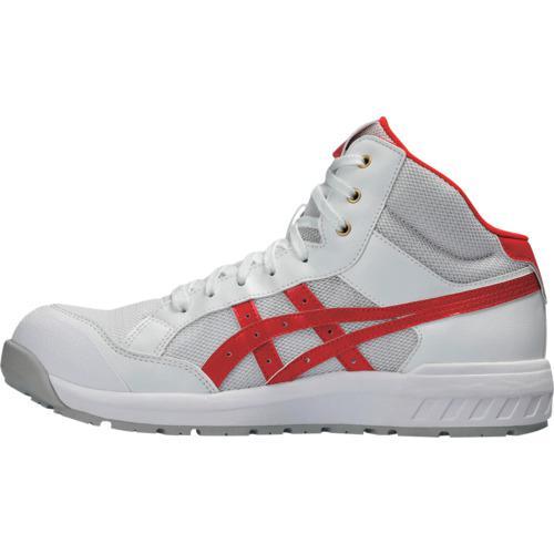□ASICS ウィンジョブ CP218 ホワイト/クラシックレッド 23.5cm