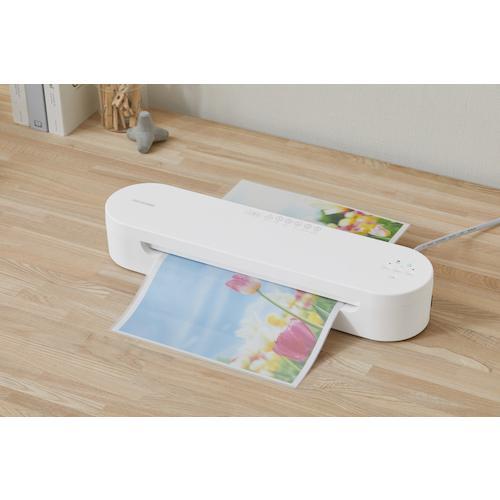 ■IRIS 299190 高速起動ラミネーター ホワイト【6316148:0】[店頭受取不可]の画像