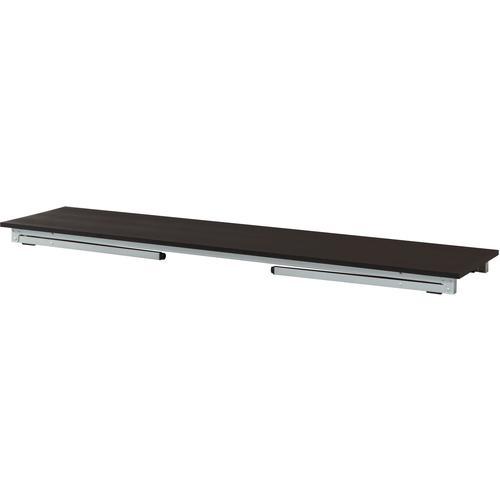 超薄型テクセル天板 超軽量折り畳み会議テーブル(アルミ脚) 1800×450 ブラック【6661017:0】[店頭受取不可] 【アクシス】