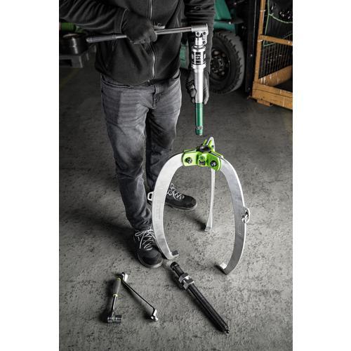 ■クッコ 自動求心ギヤプーラー 力増幅 3本アーム 最大径300mm 深さ250mm【6919949:0】[店頭受取不可]の画像