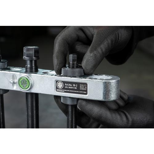 ■クッコ ベアリングプーラー 最大開き幅380mm 深さ335mm【6919963:0】[店頭受取不可]の画像