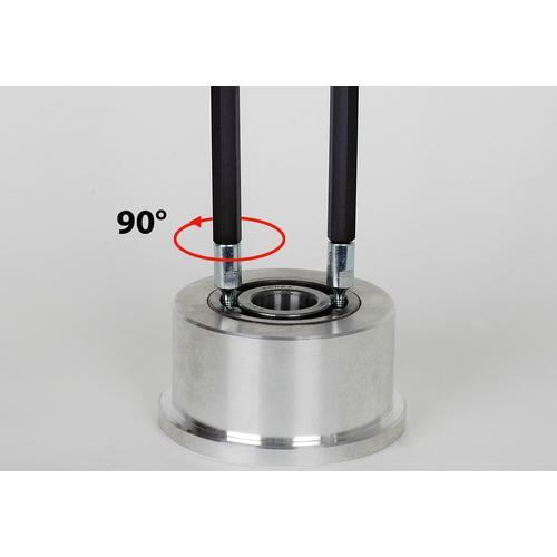 ■クッコ ボールベアリングプーラーセット 最大開き幅240mm 深さ500mm【6921539:0】[店頭受取不可]の画像