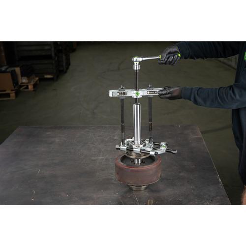 ■クッコ ベアリングセパレーター(押圧スピンドル付)・プーラーセット 直径22~115mm 深さ350mm【6923084:0】[店頭受取不可]の画像