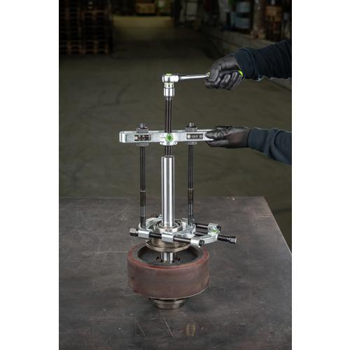 ■クッコ ベアリングセパレーター(押圧スピンドル付)・プーラーセット 直径22~115mm 深さ350mm【6923084:0】[店頭受取不可]の画像