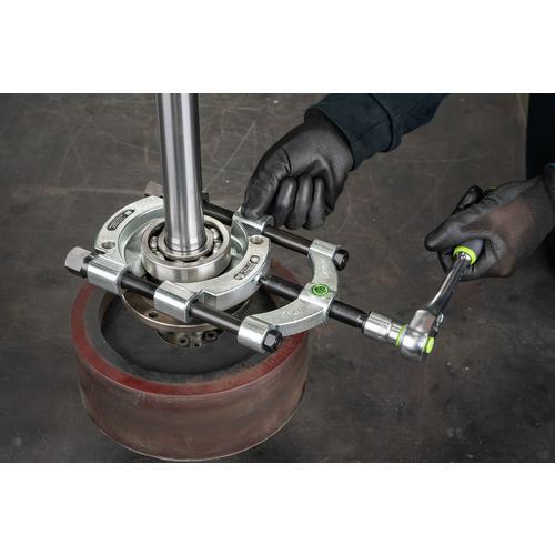 ■クッコ ベアリングセパレーター(押圧スピンドル付)・プーラーセット 直径22~115mm 深さ350mm【6923084:0】[店頭受取不可]の画像