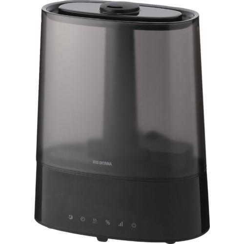 □IRIS 112900 上給水超音波ハイブリッド加湿器 ブラック【7131801:0