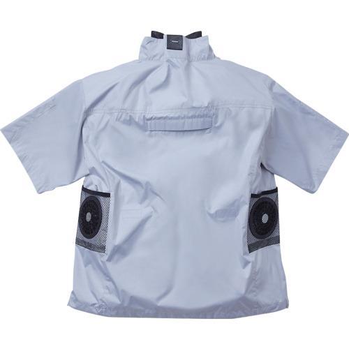 □SHOWA 服地 COOLFIX PLT2エアー半袖ブルゾン グレー(M)【7144976:0
