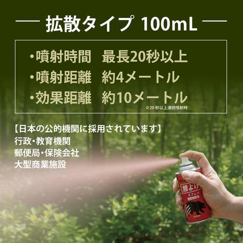 □FUJIKON 熊よけスプレー 100ML 拡散タイプ【7159216:0】[店頭受取