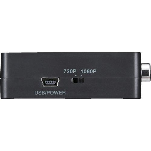 ■SANWA 変換コンバーター(コンポジット信号HDMIタイプ)【8362372:0】[店頭受取不可]の画像