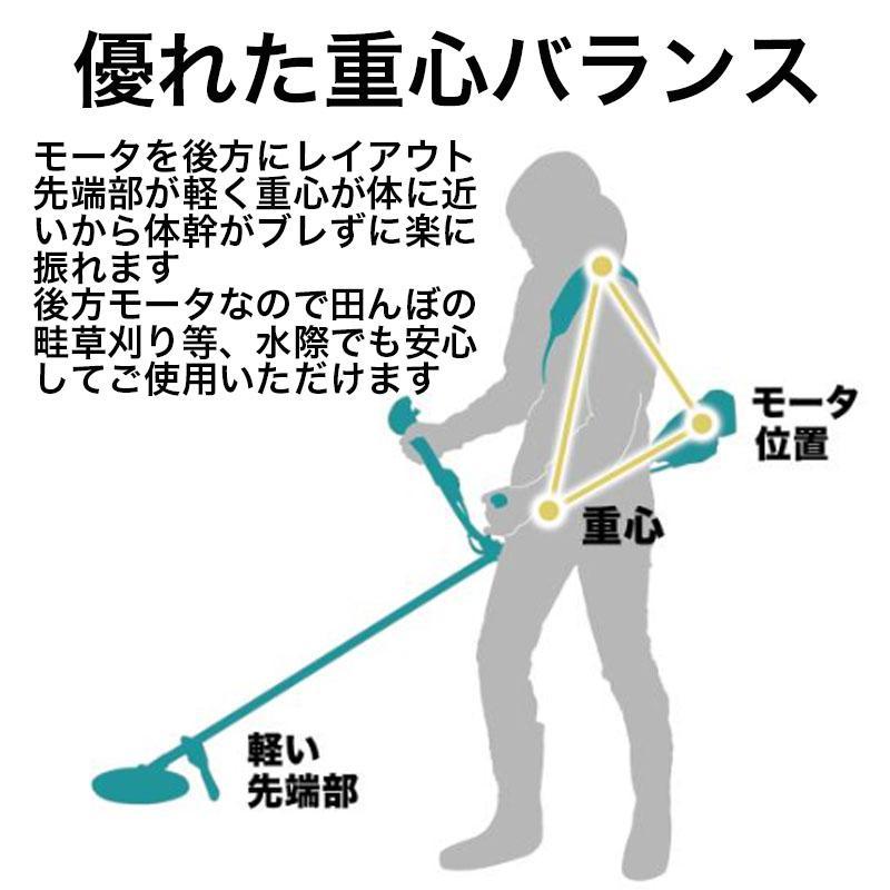 マキタ（makita） 【バッテリー2個付き】マキタ 18V 充電式草刈機