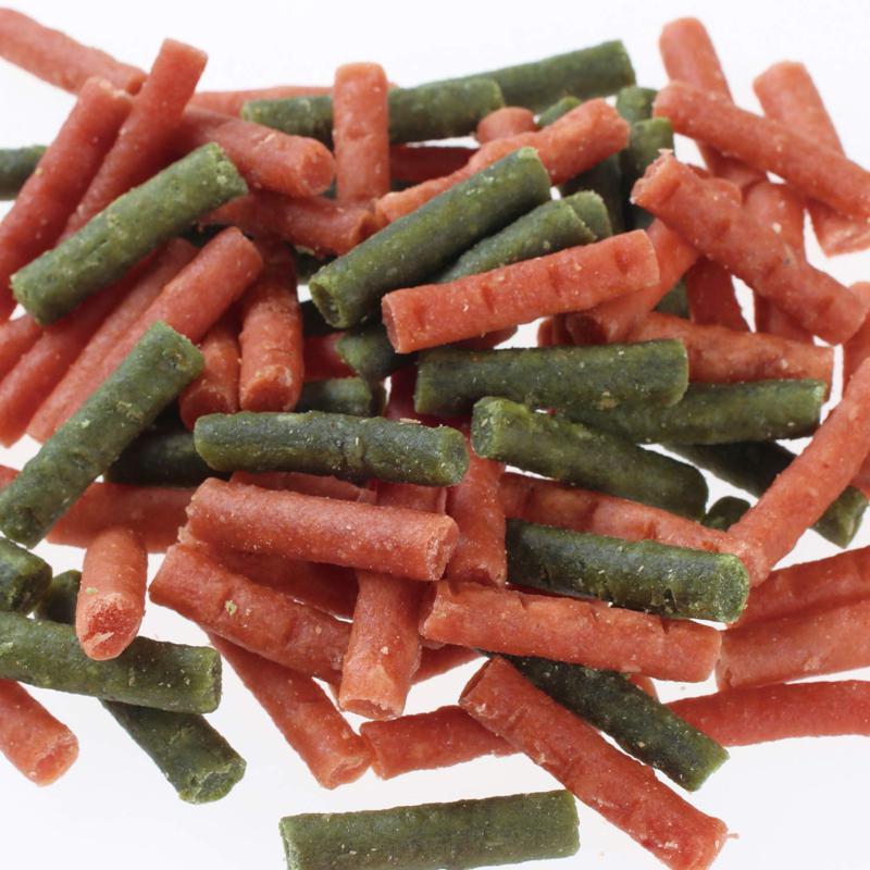 【ケース販売】 ドギーマン(Doggy Man) ヘルシーエクセル低脂肪ササミ＆野菜ジャーキー 400g (１袋400g×24袋セット) ドギーマンハヤシの画像