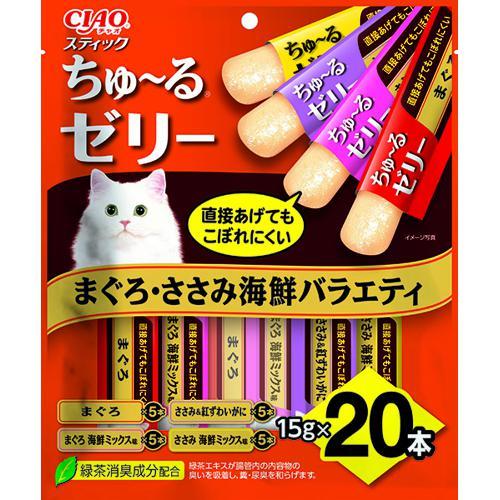 セット販売】いなば CIAO スティック ちゅ〜るゼリー まぐろ・ささみ