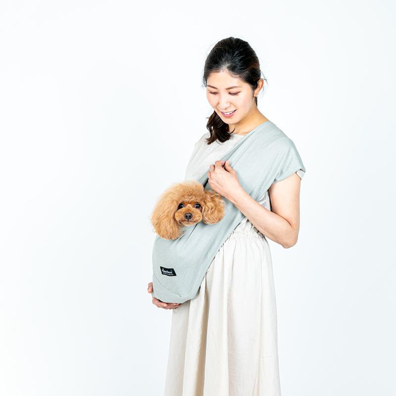 【セット販売】 ペットプロジャパン HappyDays 国産ソフトスリング ライトグリーン (×6セット)