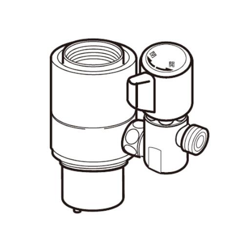 在庫限り ナニワ製作所 シングル分岐金具 シングルレバー式 LIXIL製