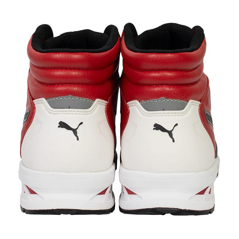 プーマ 安全靴 PUMA ライダー 2.0 レッド＆ブラック ディスク ミッド