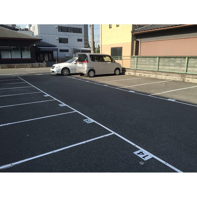 駐車場専用ラインテープ ブーブーライン 白 幅50mm×長さ5m グラス 