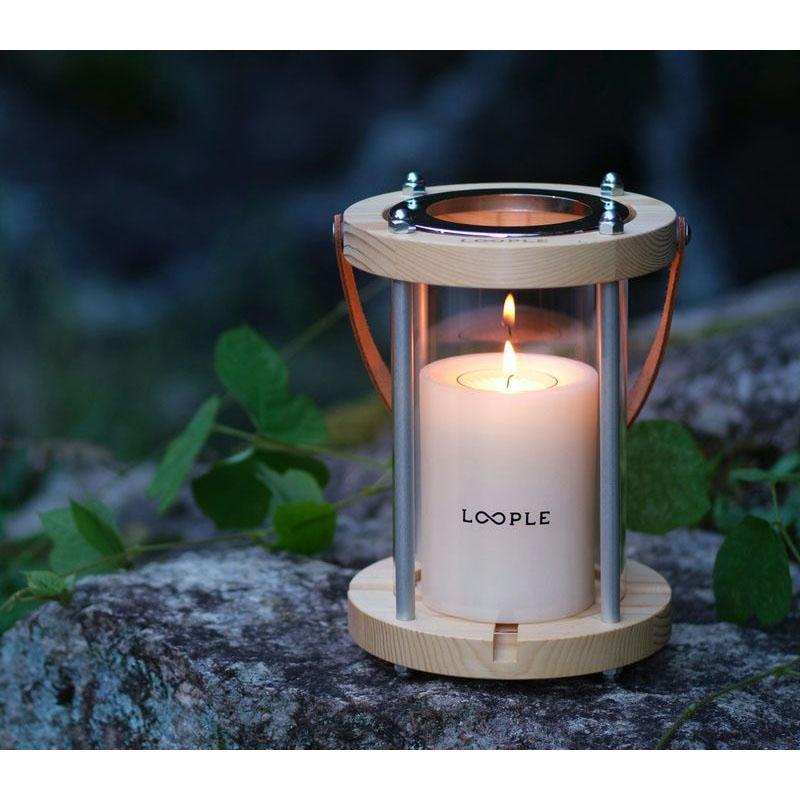新品 LOOPLE ループル キャンドルランタン ウッドL ペガサスキャンドル ペガサスキャンドル LOOPLE ループル キャンドルランタン ウッド L IV