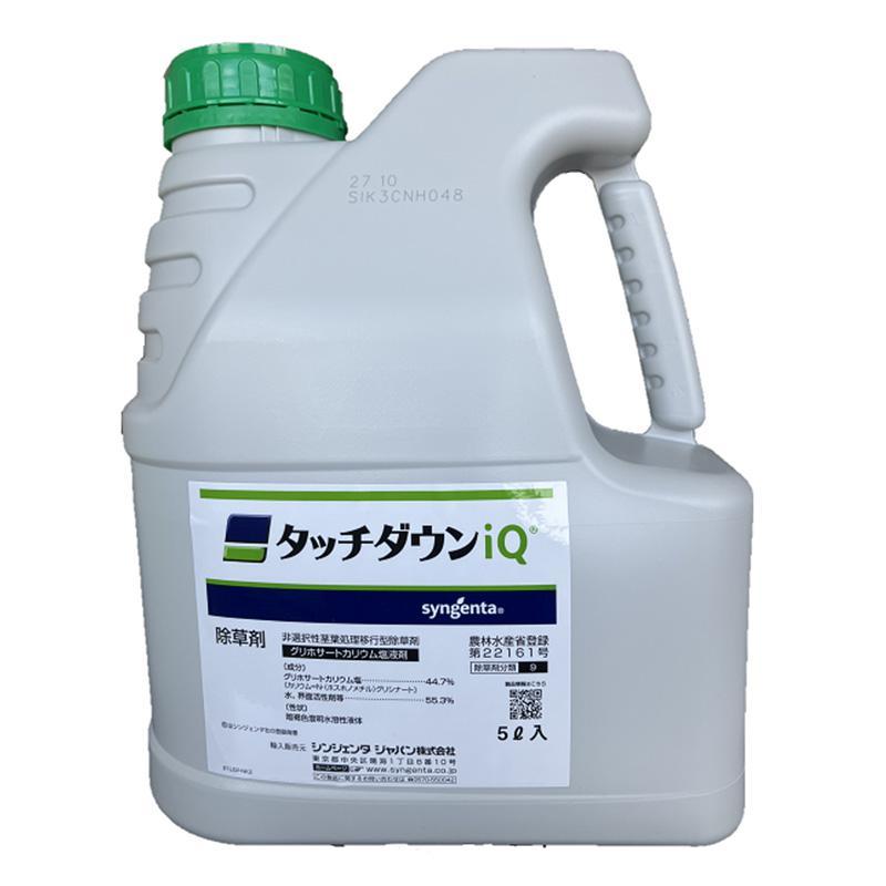 [即納在庫品] タッチダウンiQ 5L 除草剤 雑草 長期間 家庭菜園 野菜 樹木 宅地 シンジェンタ の商品画像