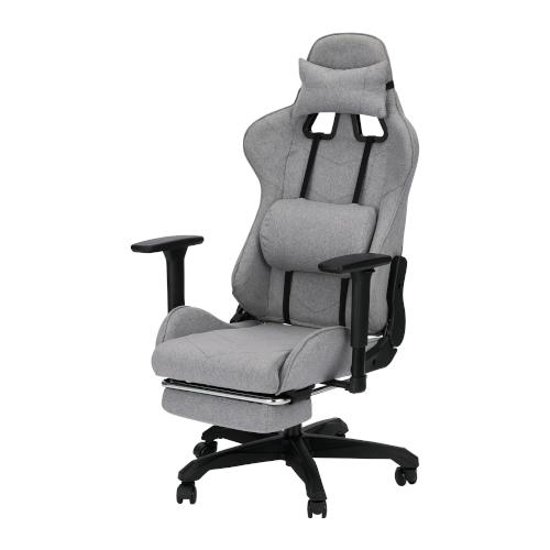 武田コーポレーション ファブリックゲーミングチェア グレー