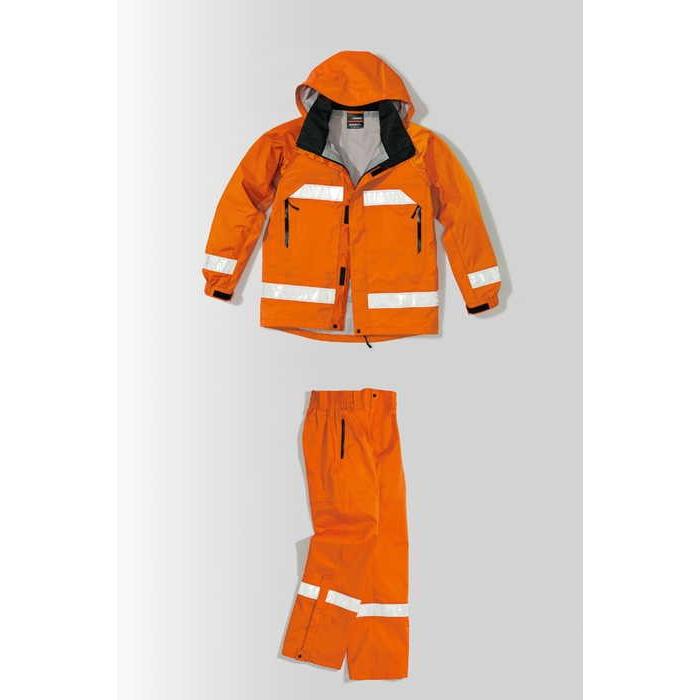 アイトス　全天候型リフレクタージャケット（男女兼用）　カラー：ネイビー　サイズ：M　（ディアプレックスレインJK）
