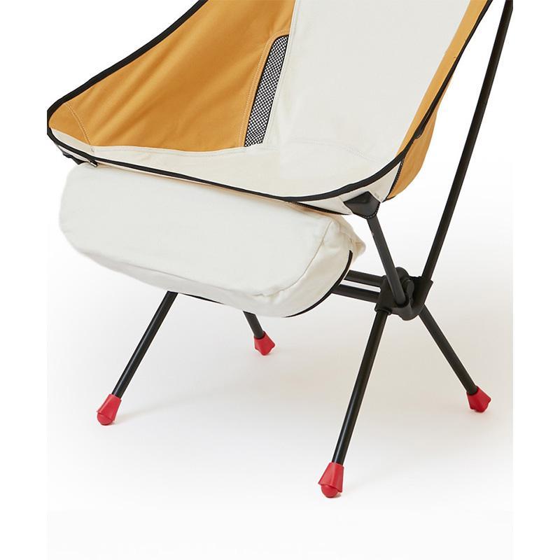 チャムス　コンパクトチェアブービーフットハイ ベージュ/レッド【未使用・傷あり】 40％OFF】CHUMS Compact Chair Booby Foot | osoto雑貨