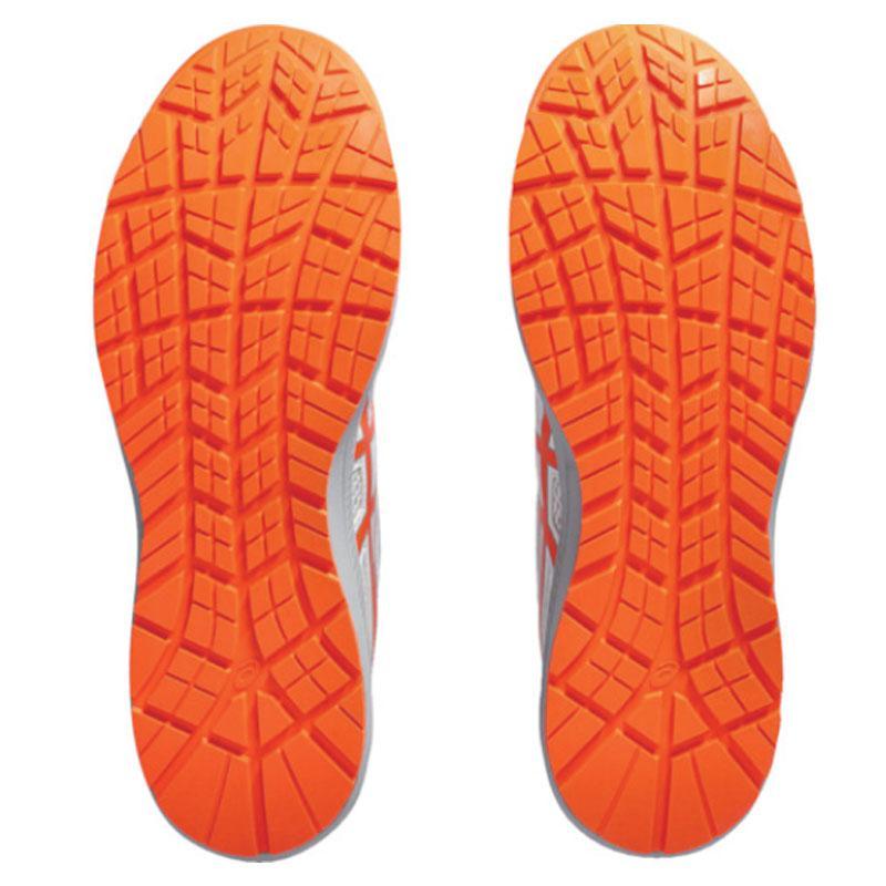 ASICS ウィンジョブ CP219 ホワイトxショッキングオレンジ 27.0 【公式