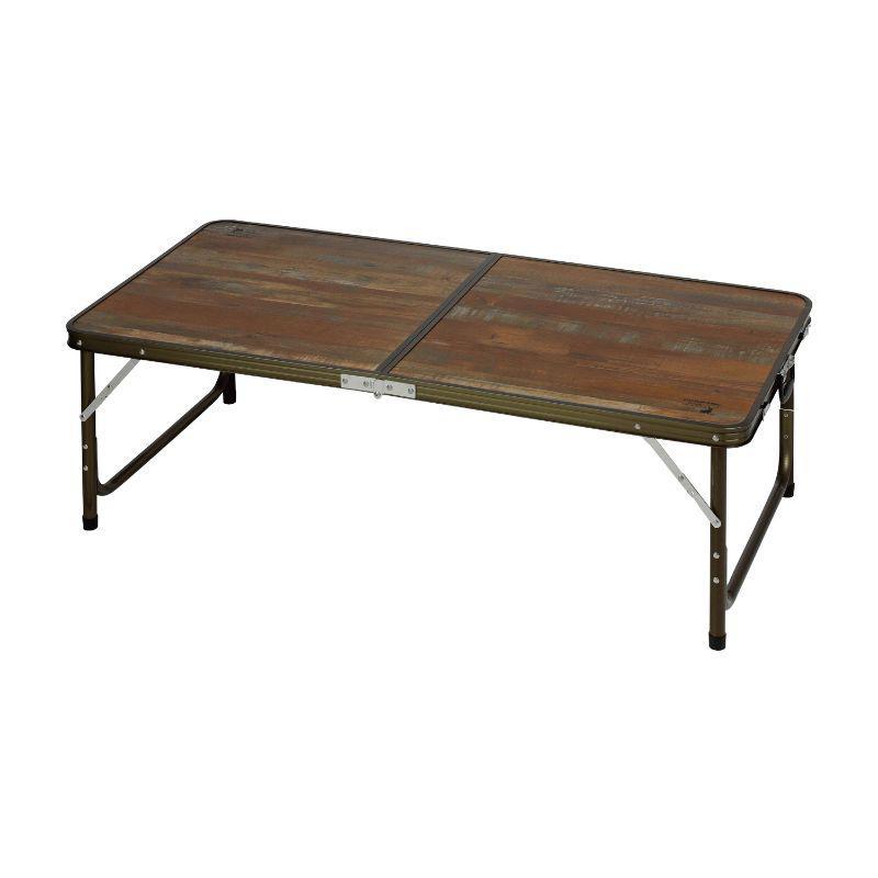 キャプテンスタッグ　キャンプ用テーブル　120×60cm UC-516 ジャストサイズ ラウンジチェアで食事がしやすいテーブル 4~6人