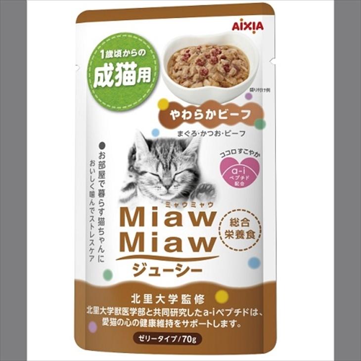 アイシア MiawMiawジューシーやわらかビーフ70g｜hcvalor